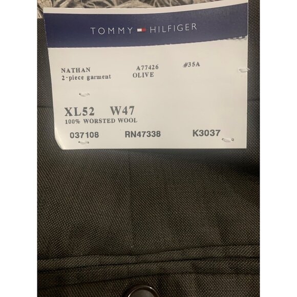 Tommy Hilfiger olive green Dress Pants Size W47 - Picture 5 of 5